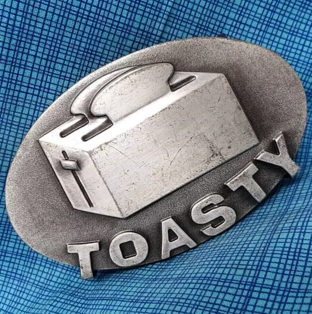 TOASTY Belt Buckle - 2005 Silver Moon Concepts                           .DBD572