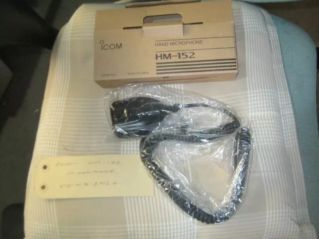 Icom Microphone HM-152 NEW. (Reference 65/03/2024)
