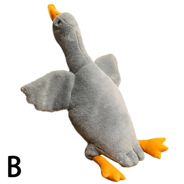 Kids Cute Duck Big White Goose Plush Doll Toy Soft PAU Sleeping Baby H2X5