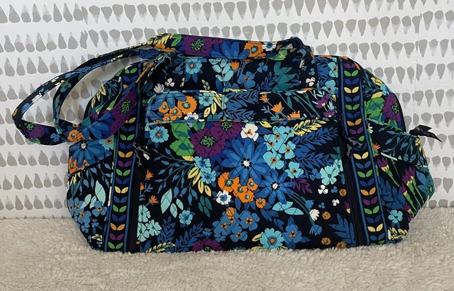 NWT Vera Bradley MAKE A CHANGE BABY BAG Diaper Bag Changing Pad Midnight Blues