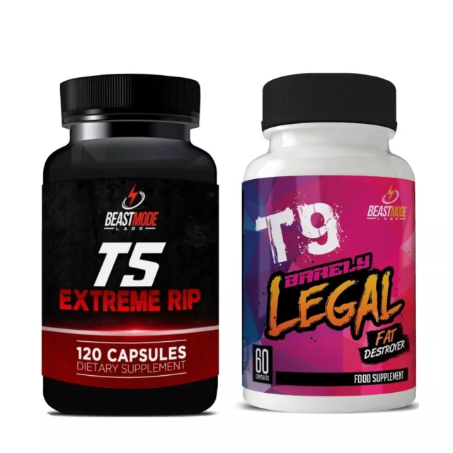 Fat burner stack strong fat weight loss slimming capsules pills t9 t6 t5 t3 cla