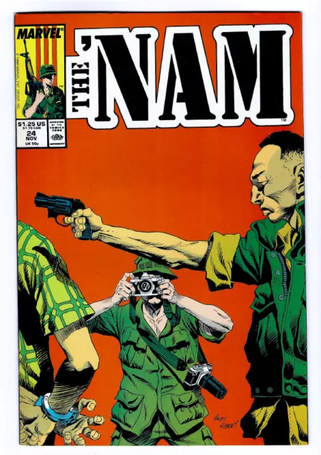 THE 'NAM #24 in NM- conditrion a 1988 Marvel war comic