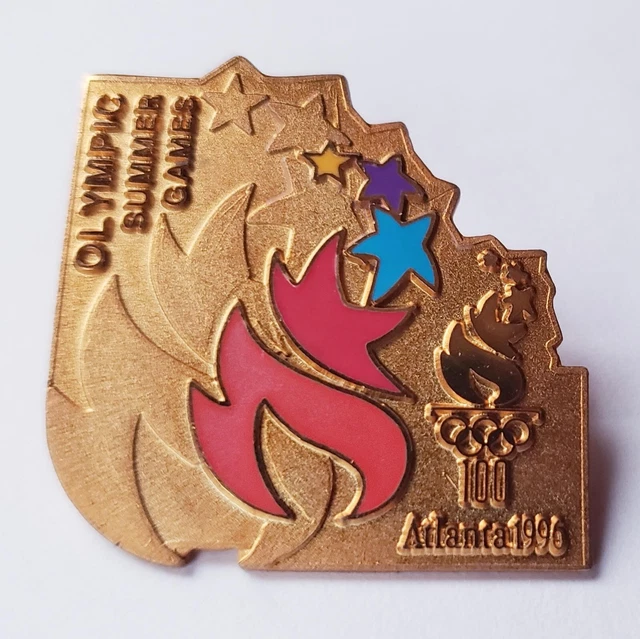 VINTAGE 1996 ATLANTA Summer Olympic Games Lapel Pin XXVI Olympiad (1992
