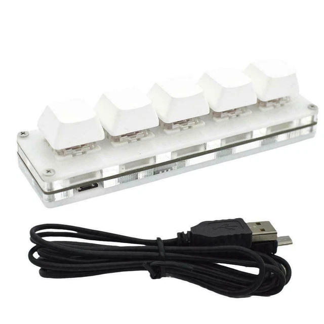 5-KEY KEYPAD MINI Keyboard Mechanical Keyboard +Data Cable £9.69 ...