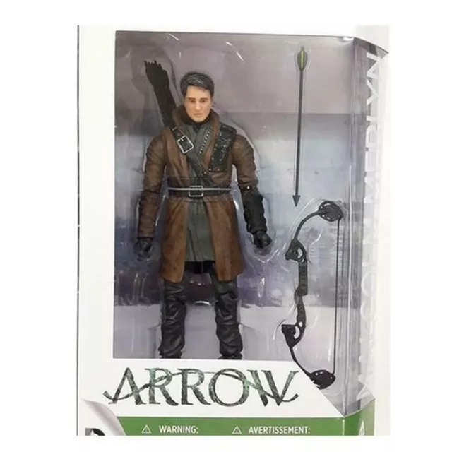 Arrow TV Series Malcolm Merlyn John Barrowman black Archer action figure Dc