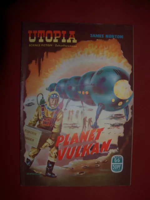 Utopia - Planet Vulkan   Heft 66  rare 1. Auflage   super  Zustand