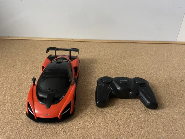 RASTAR 1:18 MCLAREN Senna RC Car With Remote Control - Orange/red