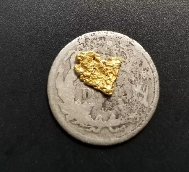 Gold Nugget Southern California Mojave Desert - .20 Grams - Invest!! Gold!!