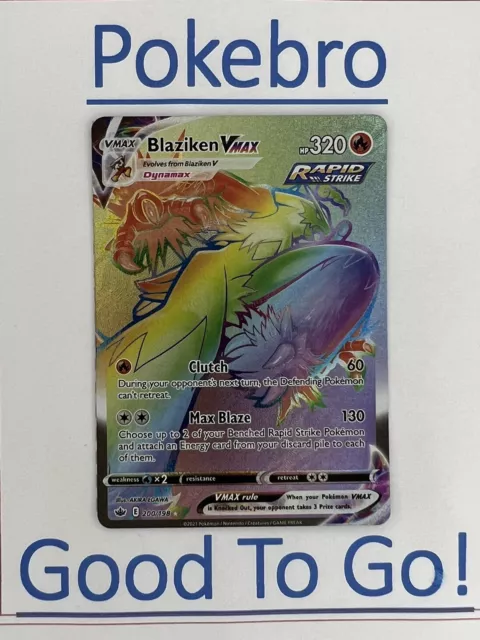 POKÉMON TCG BLAZIKEN VMAX SWSH12: Silver Tempest Trainer Gallery