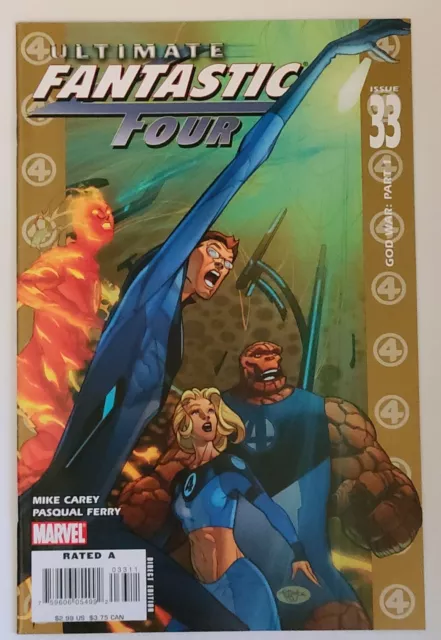 Ultimate Fantastic Four  #33 (Marvel 2007 Series)Nos Est~9.4+Nm Grade Mike Carey