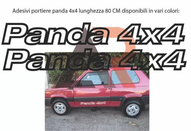 Adesivi compatibili portiere per Fiat Panda 4x4 - LEGGERE DESCRIZIONE