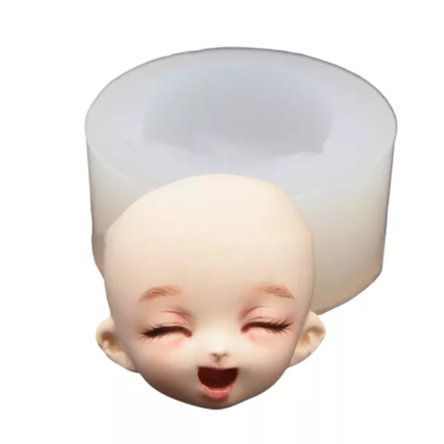 Doll Head Fondant Mold Cake Decorating Tools Chocolate Candy Clay