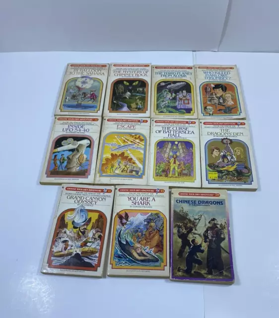 Choose Your Own Adventure Paperback Lot # 3 5 7 9 12 20 30 33 43 45 109