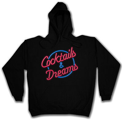 Cocktail & Dreams Cocktail Film Logo Felpa Con Cappuccio-Tom Cruise a barre