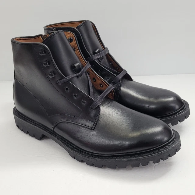NEW ALLEN EDMONDS Higgins Mill Waterproof Zip Boot Lug Sole Mens 11.5 D ...
