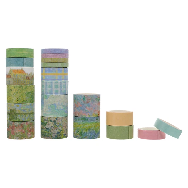 20 rouleaux de décalques de journal rubans WASHI TAPES DIY Main Compte Tapots