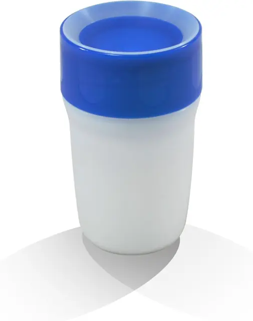 Litecup - La taza para sorber sin derrame que se ilumina - azul Uber, 220 ml