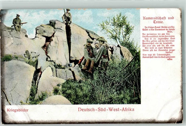 13952306 - Kameradschaft u. Traue Deusch Sued West Afrika Kolonien Deutsch