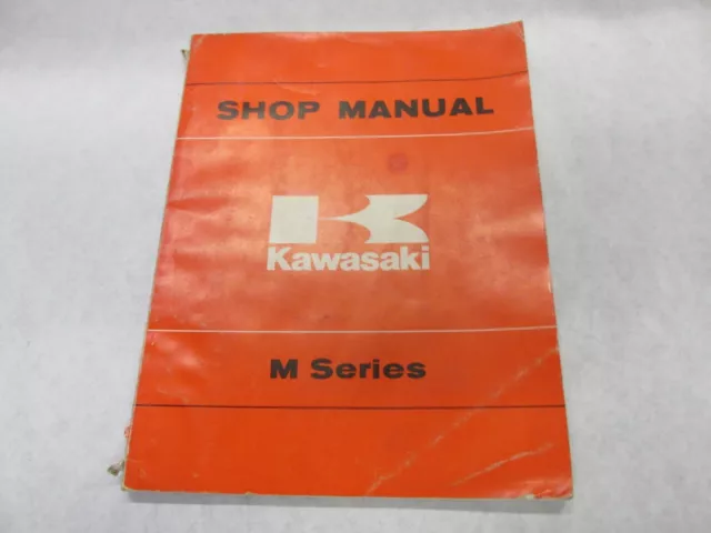 OEM Kawasaki 1973-1978 M S/M Series Service/ Shop Manual 99997-702