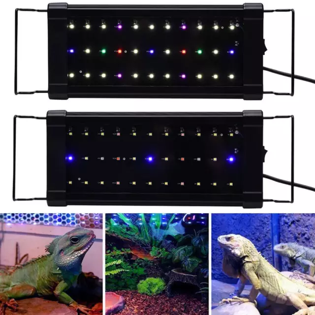 30cm Full Spectrum LED Aquarium Light Freshwater Plant Coral Fish Tank Light US