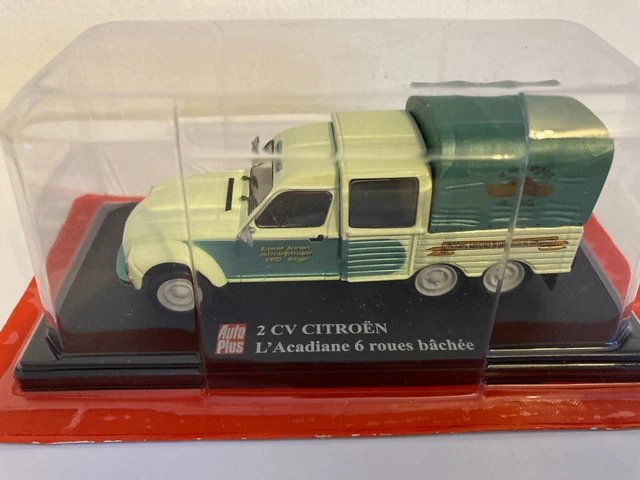 1/43 Citroen Acadiane 6 roues Bâché Auto+Ixo neuf sous blister jamais ouvert