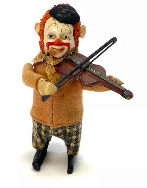Schuco, Clown mit Geige, Tanzfigur, Spielzeug