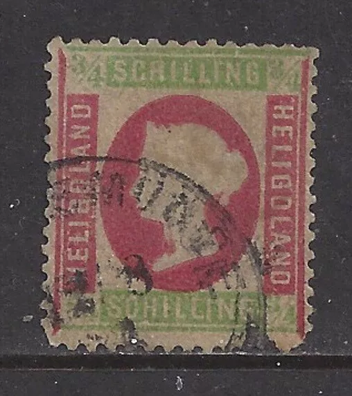 Germany States 1873 HELIGOLAND  3/4 Schilling issue used,   € 2800.00