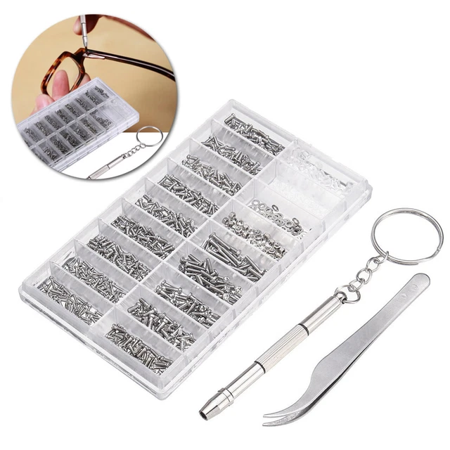 1000 Pcs Reparatur Tool Set Sonnenbrillen Schraubenzieher Clock