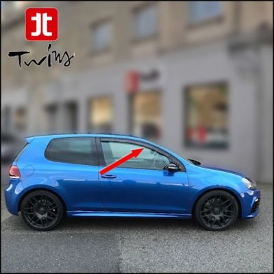 Heko VW GOLF 3 III 3-portes 1991-1997 Deflecteurs de vent 2-pièces HEKO Bulles 