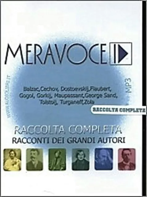 Audiolibro audiobook MP3 MERAVOCE raccolta completa dei grandi autori/ USATO