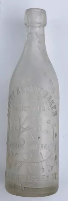 Albert Krumenaker 512 & 514 W. 166th St., New York Blob Top Beer Bottle-C.1900