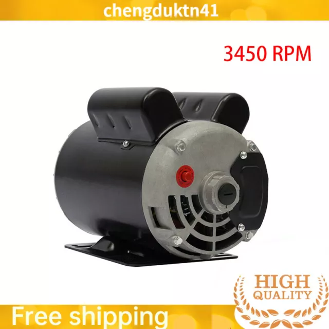 5 HP SPL 3450 RPM Air Compressor Electric Motor 60Hz 208-230 Voltage 56 Frame