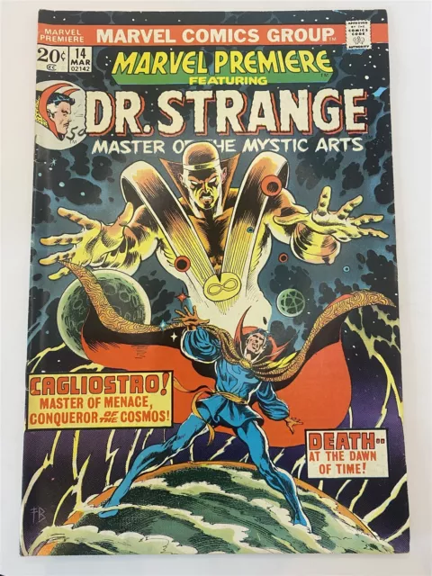 MARVEL PREMIERE #14 Dr. Strange Marvel Comics 1974 FN/VF MVS intact