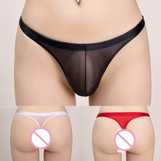 Men Jock Strap Sexy G-string Bulge Pouch Briefs Underpant Thong Underwear