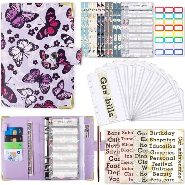 Daily Weekly Planner A6 Budget Ring Binders Set  Bill Organizer
