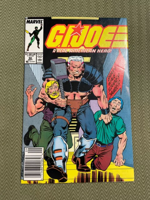 G. I. Joe  A Real American Hero #90 (7.0) Storm Shadow, Snake Eyes, Marvel 1989