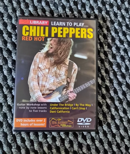 LICK LIBRARY Learn to Play Red Hot Chili Peppers Lesson Tutorial Guitar DVD