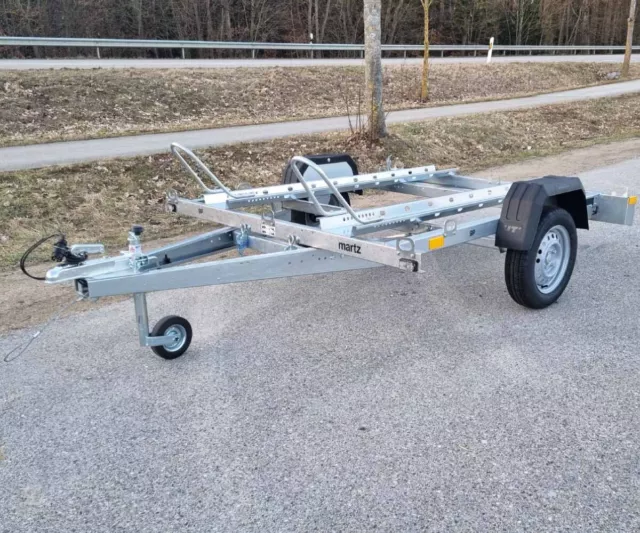 Motorradanhänger kippbar für 2 Motorräder 750kg Motorradtransporter ungebremst