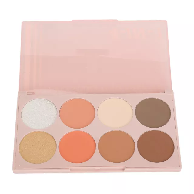 4 En 1 8 Couleurs Blush Surligneur Fard à Paupières Contour Palette Matte Perles