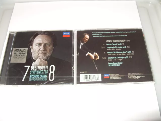 Ludwig van Beethoven  Beethoven: Symphonies Nos. 7 & 8 (2012) cd New & Sealed