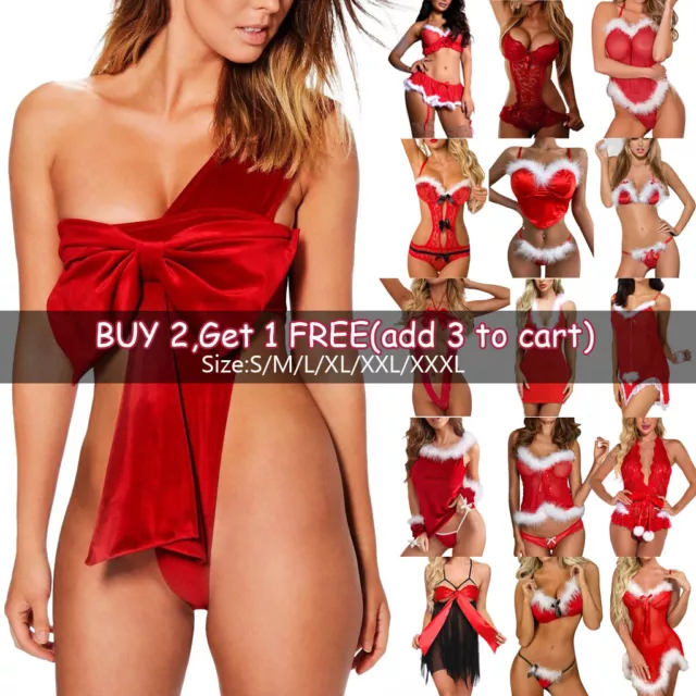 Set reggiseno lingerie sexy donna pizzo mutandine natalizie biancheria intima maglia prospettiva