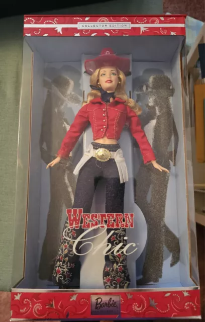 NEW Barbie Western Chic Collector Edition Doll Mattel 2001