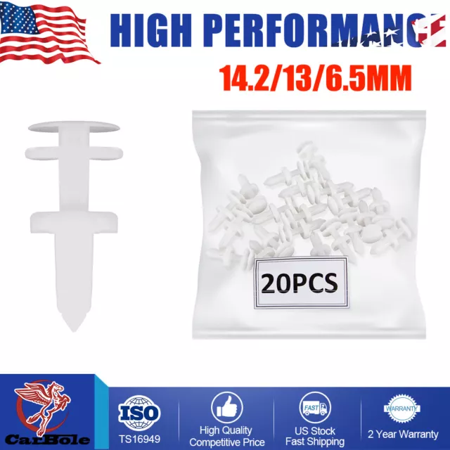 20Pcs Retainer Clip Door Trim Panel Push Type fits GMC Chevy C/K 1500 2500 3500