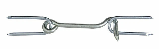National Hardware N122-168 Heavy Gate Hook & Staple, 4", Zinc Plated