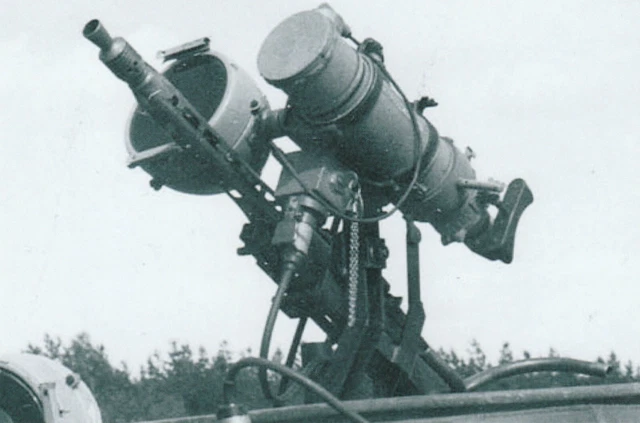 WW II German Photo --  Mg - 42 Machine Gun With Night Vison Scope
