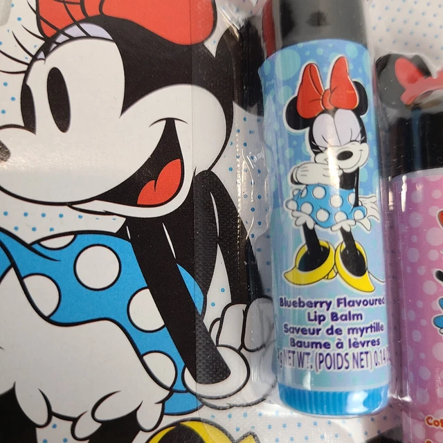 Disney Minnie Mouse Cotton Candy and Blueberry Flavored Lip Balm 2 pack Easter 2