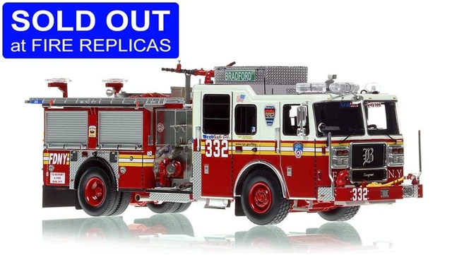1/50 Fire Replicas FDNY 2009 Seagrave Engine 332 Brooklyn FR046-332 New