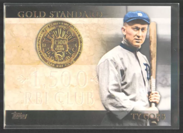 2012 Topps Gold Standard Ty Cobb Detroit Tigers #GS-50