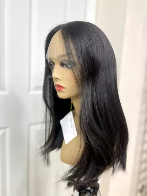 NEW Malky Wig Sheitel European Multidirectional 18" Lace Top #2 Straight