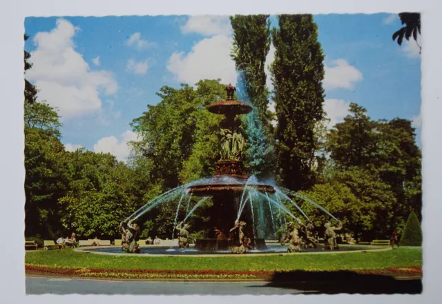 Schöne alte Ansichtskarte AK - Austria Steiermark Graz Stadtparkbrunnen